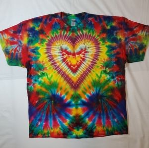 New 2X unisex tie dye shirt